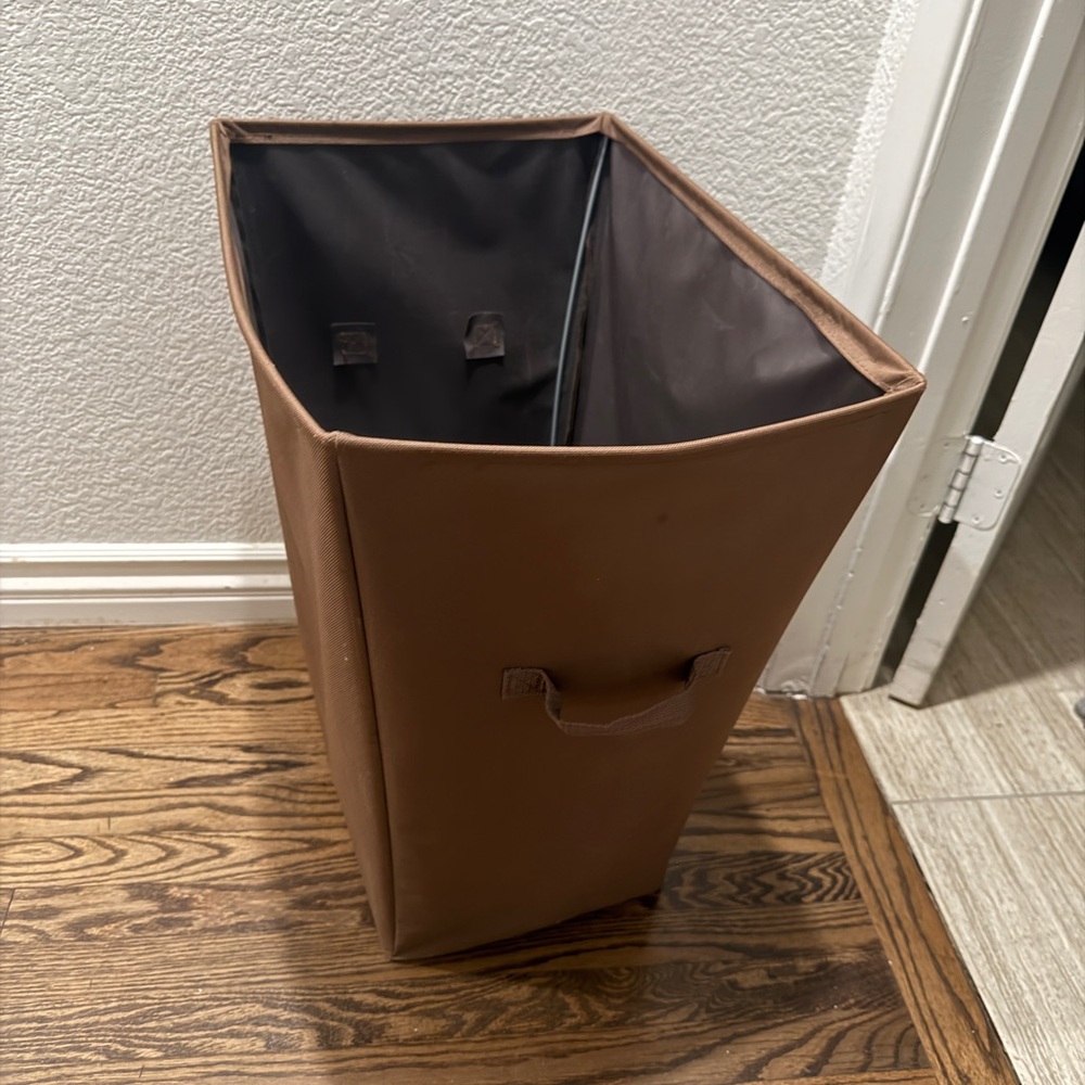 Mainstays Brown Laundry Hamper